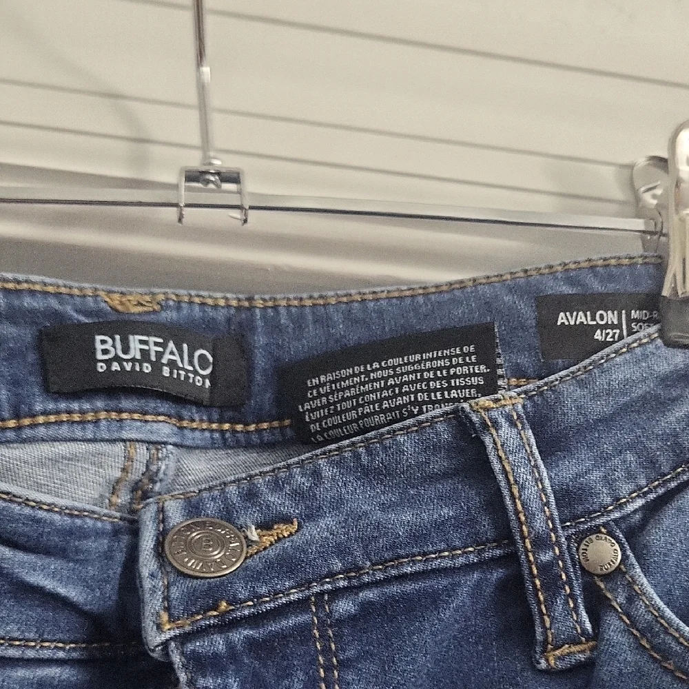 Buffalo David Bitton Skinny Blue Jeans Sleek Fit